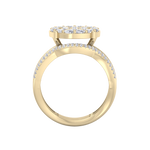 Load image into Gallery viewer, Beautiful Diamond ring in yellow gold with white diamonds of 2.74 ct in weight