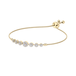 Load image into Gallery viewer, Diamond bracelet in white gold with white diamonds of 0.86 ct in weight