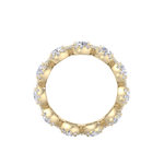 Load image into Gallery viewer, Eternity ring in rose gold with white diamonds of 3.45 ct in weight