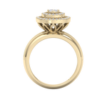 Load image into Gallery viewer, Diamond ring in yellow gold with white diamonds of 0.33 ct in weight