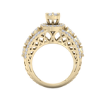 Load image into Gallery viewer, Beautiful ring in yellow gold with white diamonds of 1.28 ct in weight