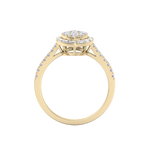 Load image into Gallery viewer, Marquise cluster ring in white gold with white diamonds of 1.03 ct in weight