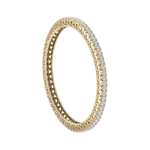 Load image into Gallery viewer, Classic diamond bangle with hearts in white gold with white diamonds of 13.60 ct in weight