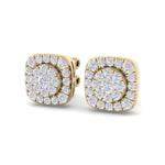 Load image into Gallery viewer, Elegant stud earrings in rose gold with white diamonds of 0.51 ct in weight