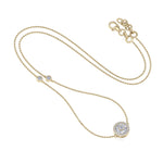 Load image into Gallery viewer, Beautiful Necklace in yellow gold with white diamonds of 0.37 ct in weight