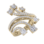 Load image into Gallery viewer, Beautiful ring in white gold with white diamonds of 1.28 ct in weight