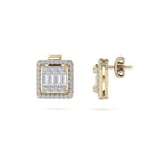 Load image into Gallery viewer, Beautiful Earrings in white gold with white diamonds of 0.65 ct in weight