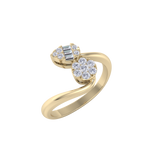 Load image into Gallery viewer, Beautiful ring in white gold with white diamonds of 0.23 ct in weight