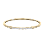 Load image into Gallery viewer, Classic bracelet in rose gold with white diamonds of 2.40 ct in weight