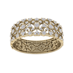 Load image into Gallery viewer, Diamond bangle in rose gold with white diamonds of 6.21 ct in weight