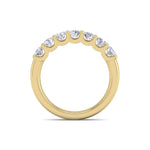 Load image into Gallery viewer, Pavé diamond ring in rose gold with white diamonds of 1.10 ct in weight