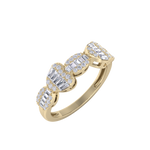 Load image into Gallery viewer, Beautiful Ring in yellow gold with white diamonds of 0.49 ct in weight