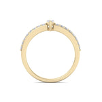 Load image into Gallery viewer, Diamond ring in rose gold with white diamonds of 0.44 ct in weight
