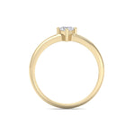 Load image into Gallery viewer, Petite Diamond ring in yellow gold with white diamonds of 0.25 ct in weight