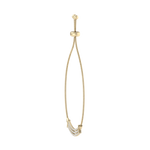 Load image into Gallery viewer, Diamond bar bolo necklace in rose gold with white diamonds of 0.93 ct in weight