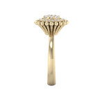 Load image into Gallery viewer, Halo Diamond ring in white gold with white diamonds of 0.34 ct in weight