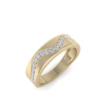 Load image into Gallery viewer, Beautiful Ring in rose gold with white diamonds of 0.22 ct in weight