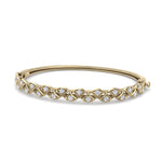 Load image into Gallery viewer, Bracelet in yellow gold with white diamonds of 0.97 ct in weight