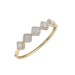 Load image into Gallery viewer, Diamond bangle in rose gold with white diamonds of 2.78 ct in weight
