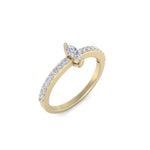 Load image into Gallery viewer, Diamond ring in white gold with white diamonds of 0.44 ct in weight