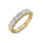 Load image into Gallery viewer, Pavé diamond ring in white gold with white diamonds of 1.10 ct in weight