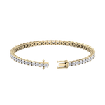 Load image into Gallery viewer, Tennis bracelet in white gold with white diamonds of 0.88 ct in weight