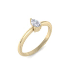 Load image into Gallery viewer, Exclusive Diamond ring in yellow gold with white diamonds of 0.25 ct in weight