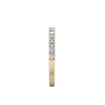 Load image into Gallery viewer, Classic Wedding band in yellow gold with white diamonds of 0.49 ct in weight