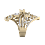 Load image into Gallery viewer, Statement diamond ring in white gold with white diamonds of 1.68 ct in weight