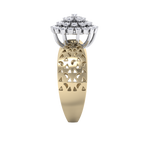 Load image into Gallery viewer, Diamond ring in yellow gold with white diamonds of 0.33 ct in weight