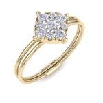 Load image into Gallery viewer, Beautiful Ring in rose gold with white diamonds of 0.26 ct in weight