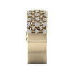 Load image into Gallery viewer, Diamond bangle in rose gold with white diamonds of 6.21 ct in weight