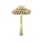 Load image into Gallery viewer, Diamond ring in yellow gold with white diamonds of 0.23 ct in weight