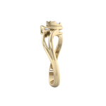 Load image into Gallery viewer, Elegant ring in yellow gold with white diamonds of 0.09 ct in weight