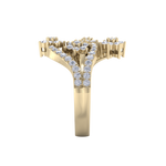 Load image into Gallery viewer, Diamond ring in yellow gold with white diamonds of 0.90 ct in weight