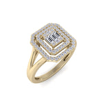 Load image into Gallery viewer, Beautiful Ring in rose gold with white diamonds of 0.39 ct in weight