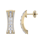 Load image into Gallery viewer, Diamond earrings in white gold with white diamonds of 1.13 ct in weight