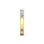 Load image into Gallery viewer, Pavé diamond ring in yellow gold with white diamonds of 1.10 ct in weight