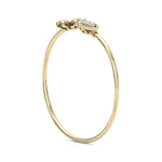 Load image into Gallery viewer, Cuff bracelet in rose gold with white diamonds of 0.49 ct in weight