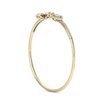 Load image into Gallery viewer, Cuff bracelet in rose gold with white diamonds of 0.72 ct in weight