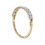 Load image into Gallery viewer, Diamond bracelet in yellow gold with white diamonds of 3.30 ct in weight