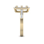 Load image into Gallery viewer, Beautiful Ring in yellow gold with white baguette diamonds of 0.59 ct in weight