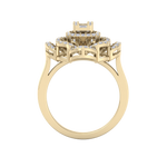 Load image into Gallery viewer, Diamond ring in yellow gold with white diamonds of 0.53 ct in weight