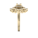 Load image into Gallery viewer, Diamond ring in yellow gold with white diamonds of 0.53 ct in weight