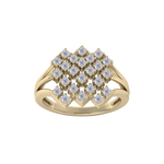 Load image into Gallery viewer, Elegant ring in rose gold with white diamonds of 0.48 ct in weight