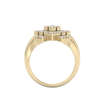 Load image into Gallery viewer, Elegant ring in yellow gold with white diamonds of 0.48 ct in weight