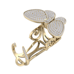 Load image into Gallery viewer, Enchanted butterfly ring in rose gold with white diamonds of 2.79 ct in weight