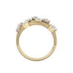 Load image into Gallery viewer, Multi-band ring in yellow gold with white diamonds of 0.90 ct in weight