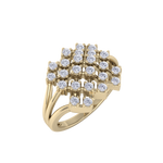 Load image into Gallery viewer, Elegant ring in white gold with white diamonds of 0.48 ct in weight