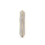 Load image into Gallery viewer, Eternity band in yellow gold with white diamonds of 0.96 ct in weight